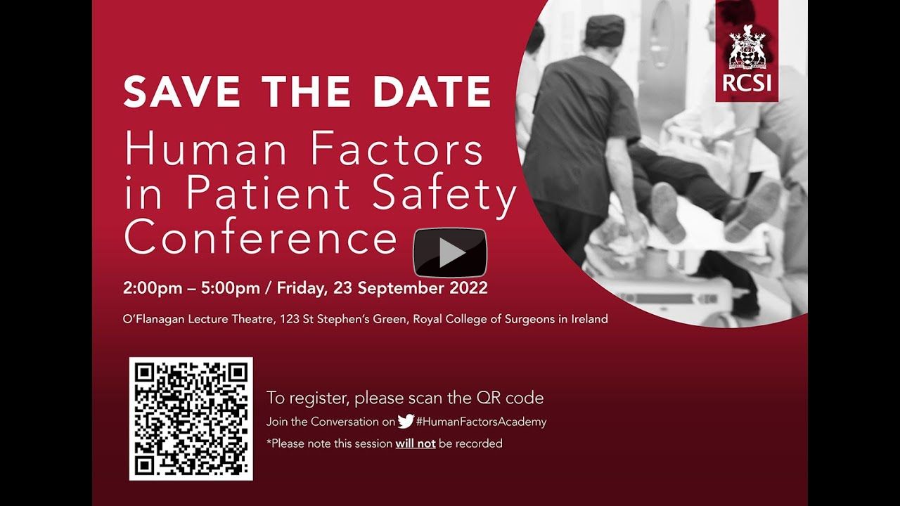 Human Factors in Patient Safety Conference - promotion video